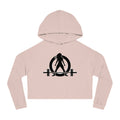Women’s Cropped Hooded Sweatshirt - Black Classic Logo