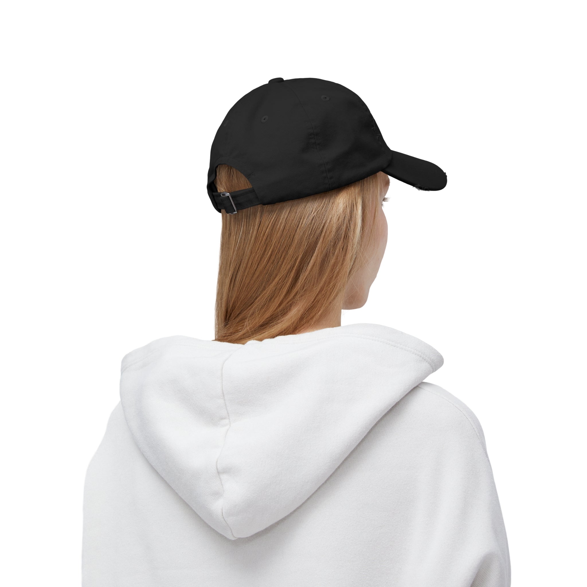 Lift Heavy Shit - Unisex Distressed Cap - White Logo