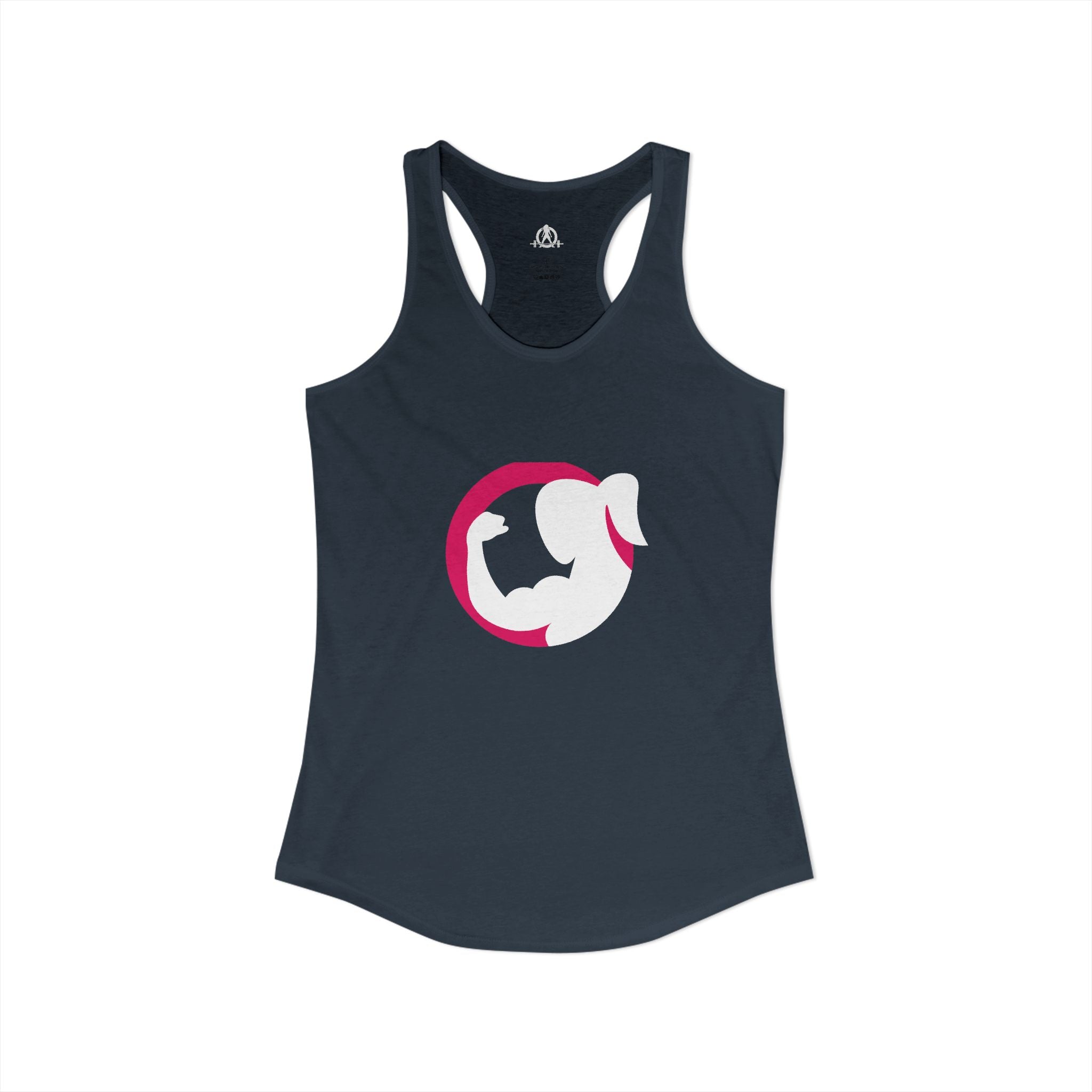 Strong Her - Classic Color Logo - Ideal Racerback Tank - Front Logo - Plain Back
