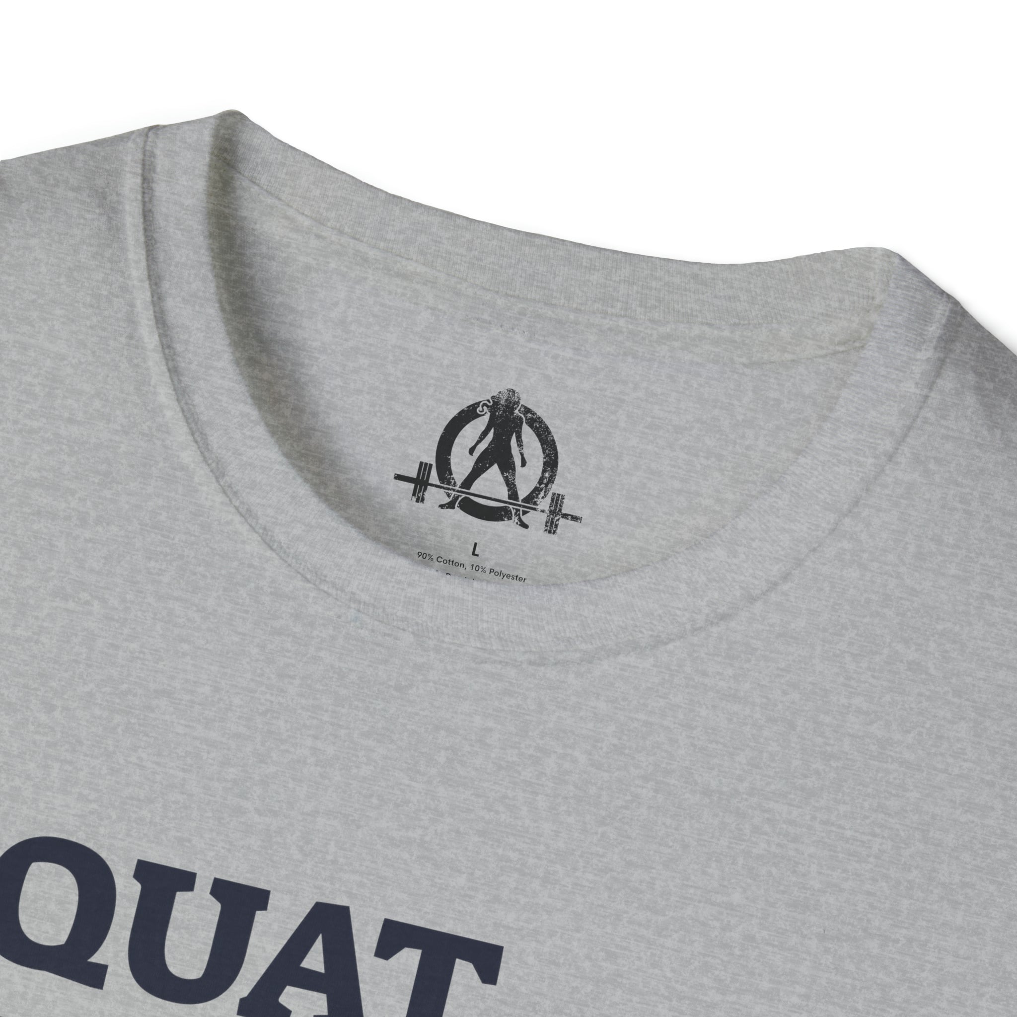 Squat Bench Deadlift Repeat - Unisex Softstyle T-Shirt - Pink - Plain Back