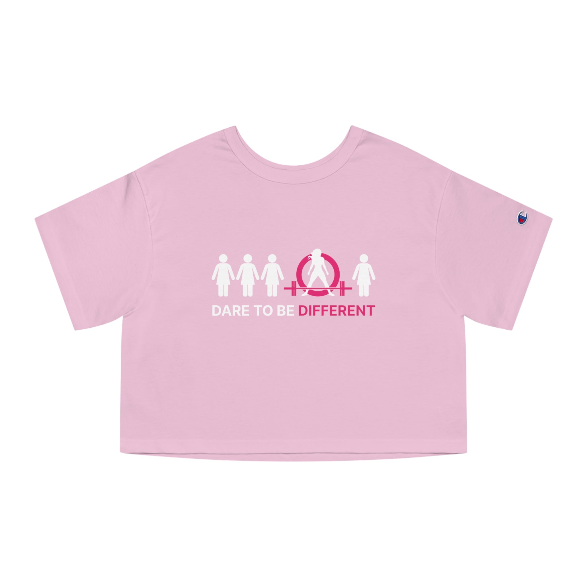 Dare To Be Different - Deadlift. - Champion Women's Heritage Cropped T-Shirt