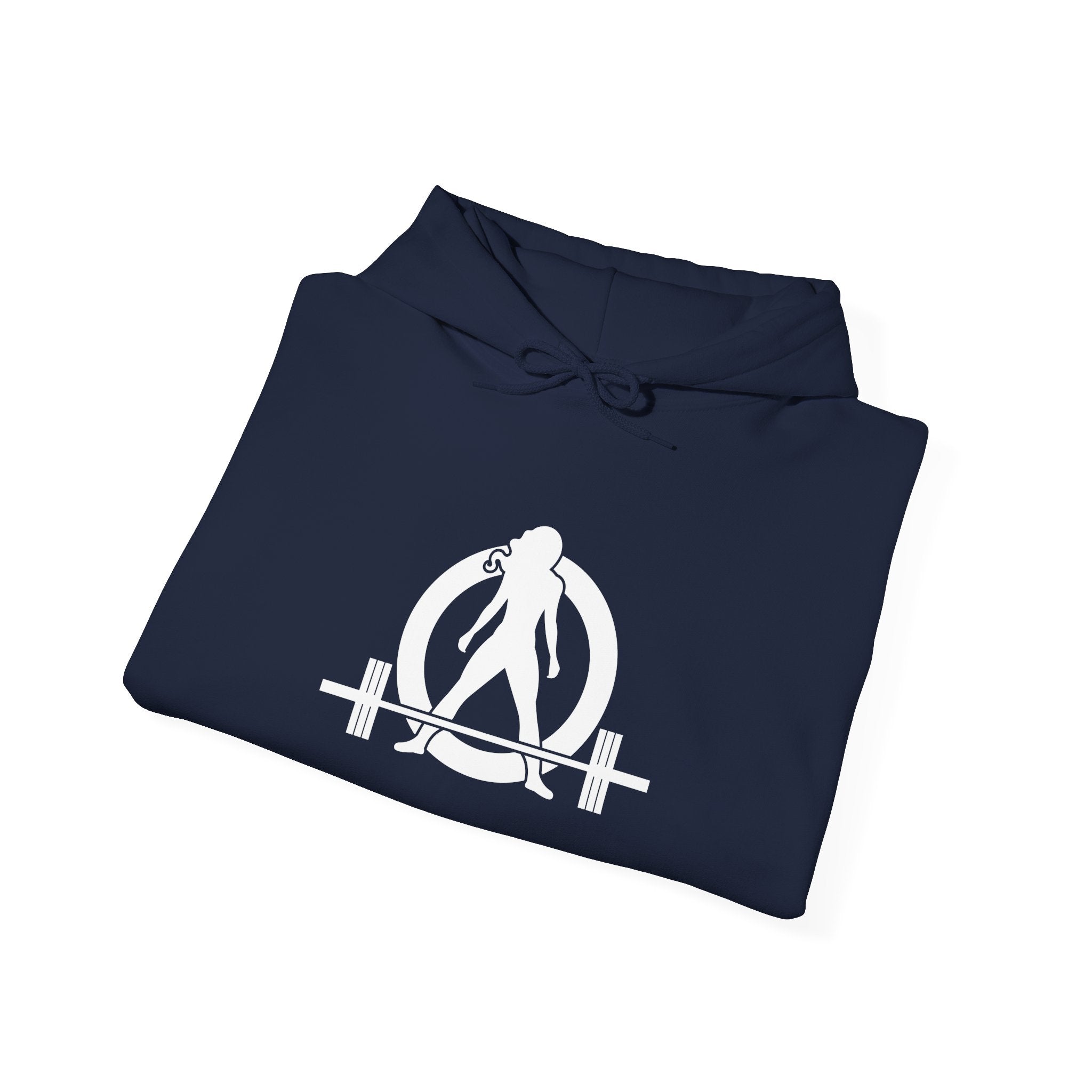 Kick Your Ass - Classic Logo White - Unisex Heavy Blend Hooded Sweatshirt (BEST SELLER)