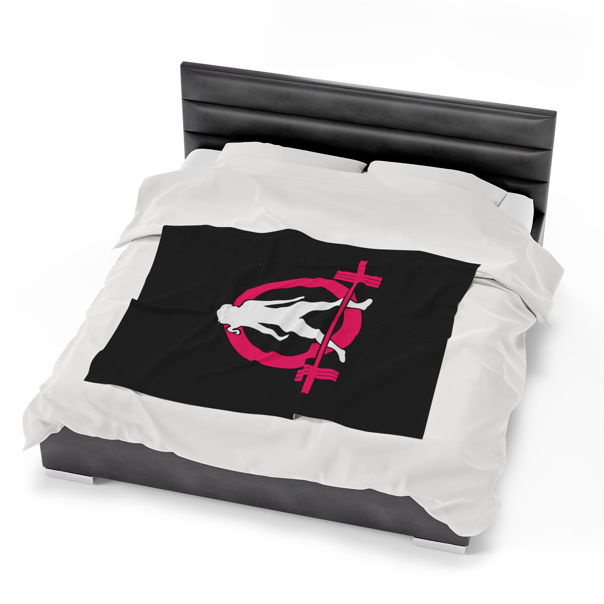 Velveteen Plush Blanket - Classic Dark Logo
