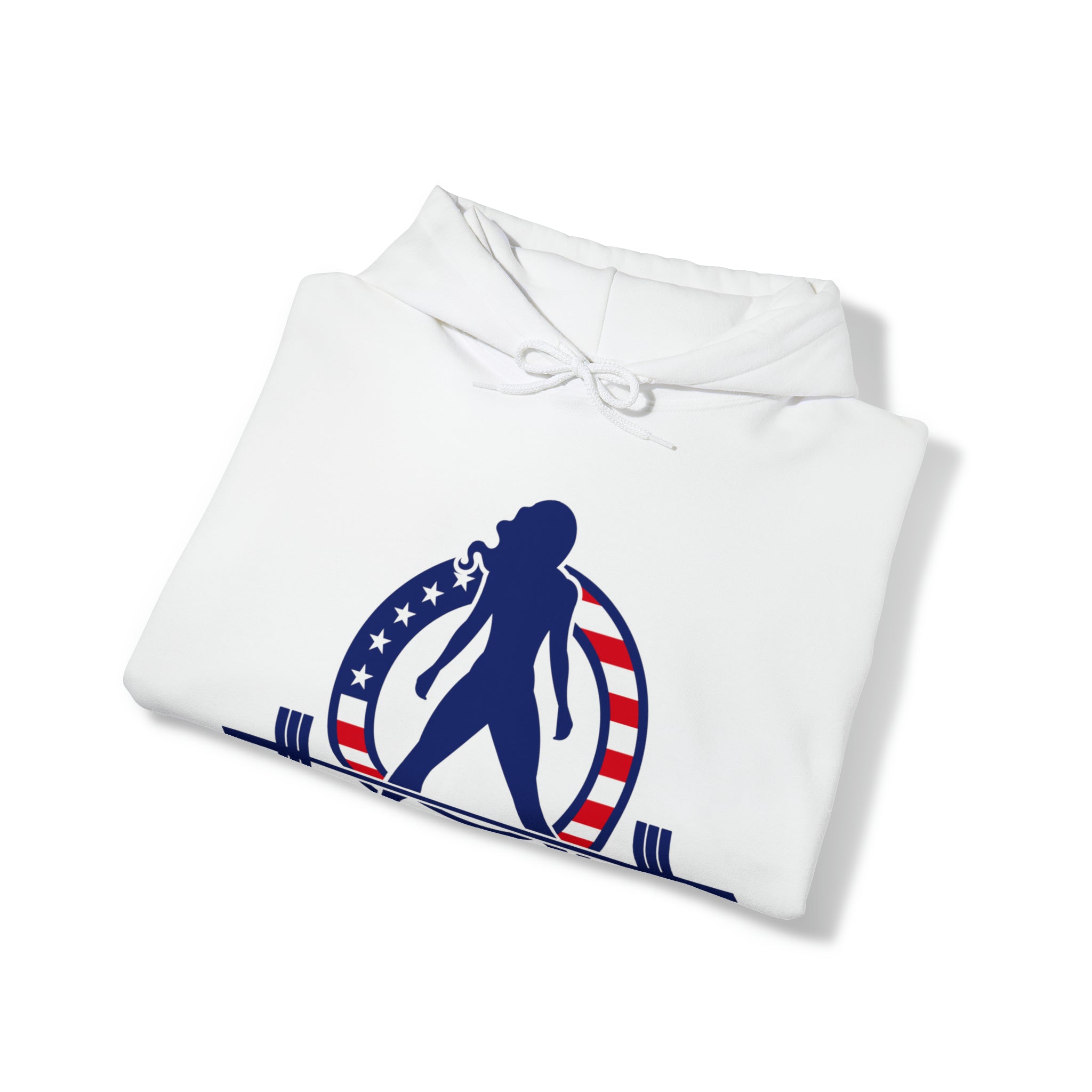 USA Logo - Unisex Heavy Blend Hooded Sweatshirt - USA Logo Light - Plain Back