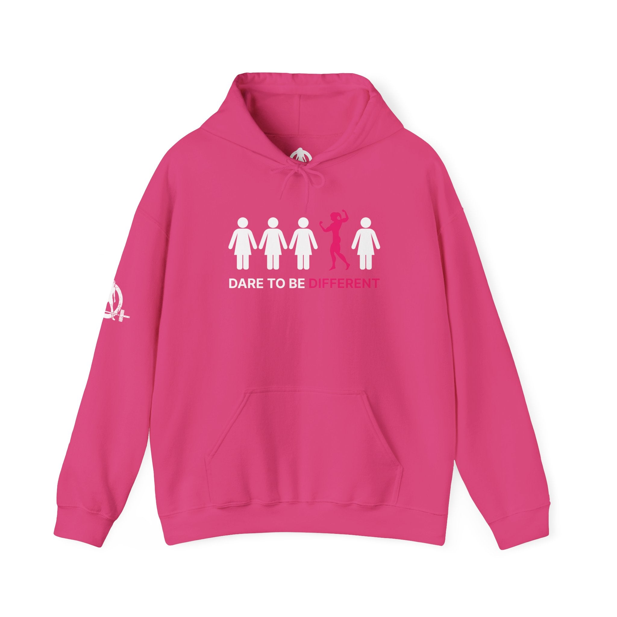 Dare To Be Different Flex - Unisex Heavy Blend Hooded Sweatshirt -  Print on Front & Back