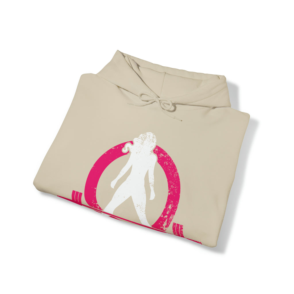 Strong Not Skinny - Color Distressed Logo - Unisex Heavy Blend Hooded Sweatshirt