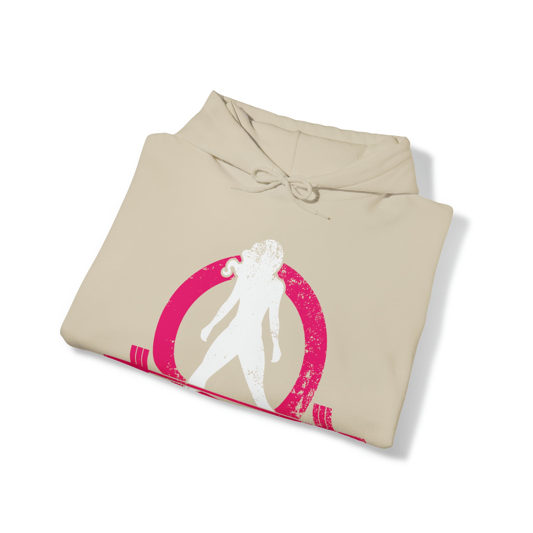 Strong Not Skinny - Color Distressed Logo - Unisex Heavy Blend Hooded Sweatshirt