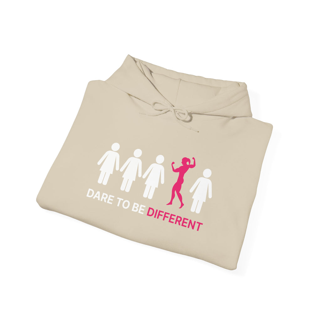 Dare To Be Different Flex - Unisex Heavy Blend Hooded Sweatshirt -  Print on Front & Back