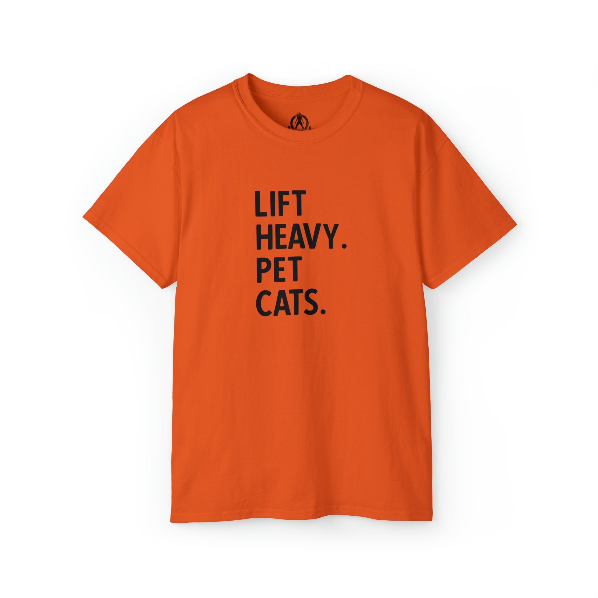 Lift Heavy Pet Cats - Unisex Ultra Cotton Tee - Black Logo