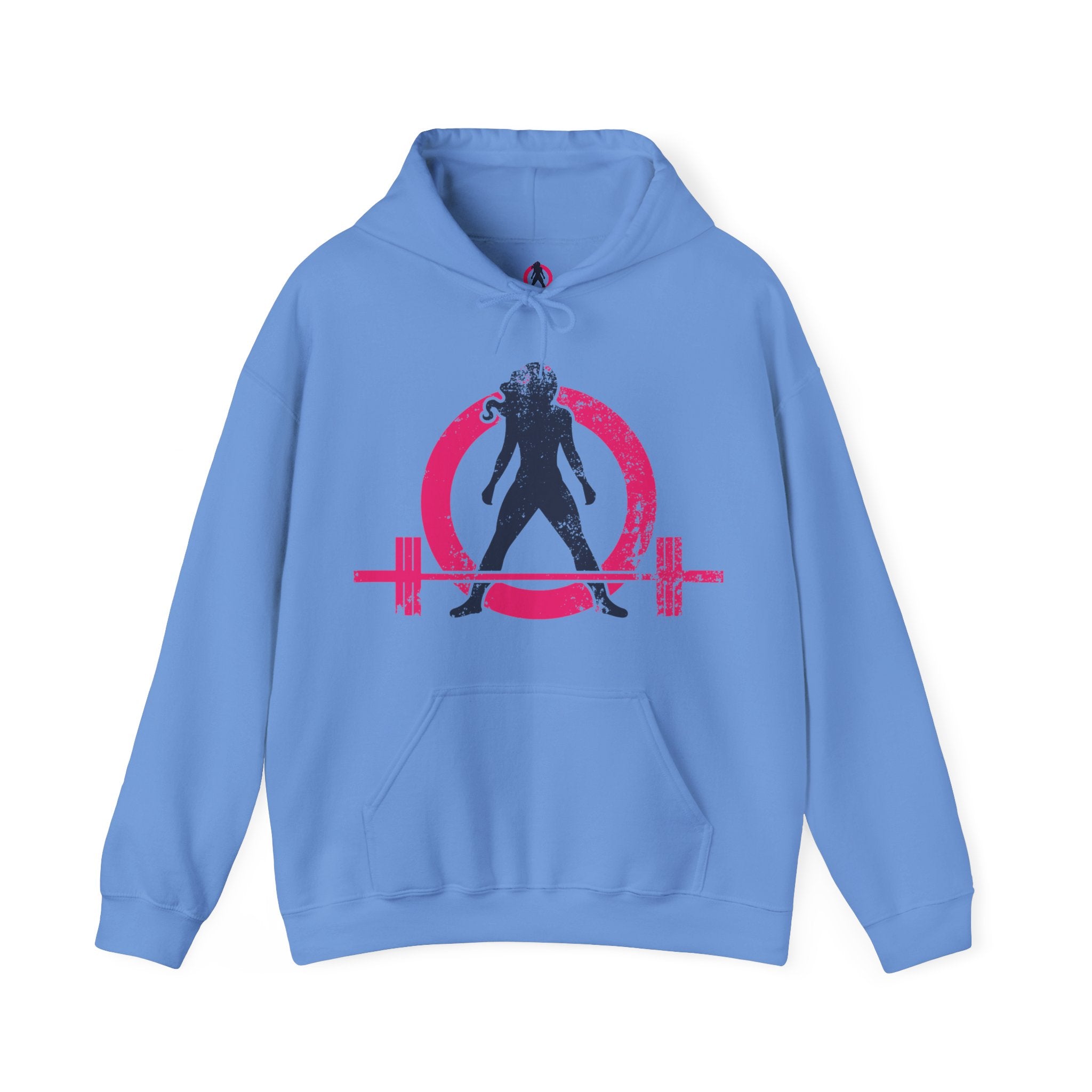 Distressed Logo - Unisex Heavy Blend Hooded Sweatshirt - Color Logo Inverted  (BEST SELLER)