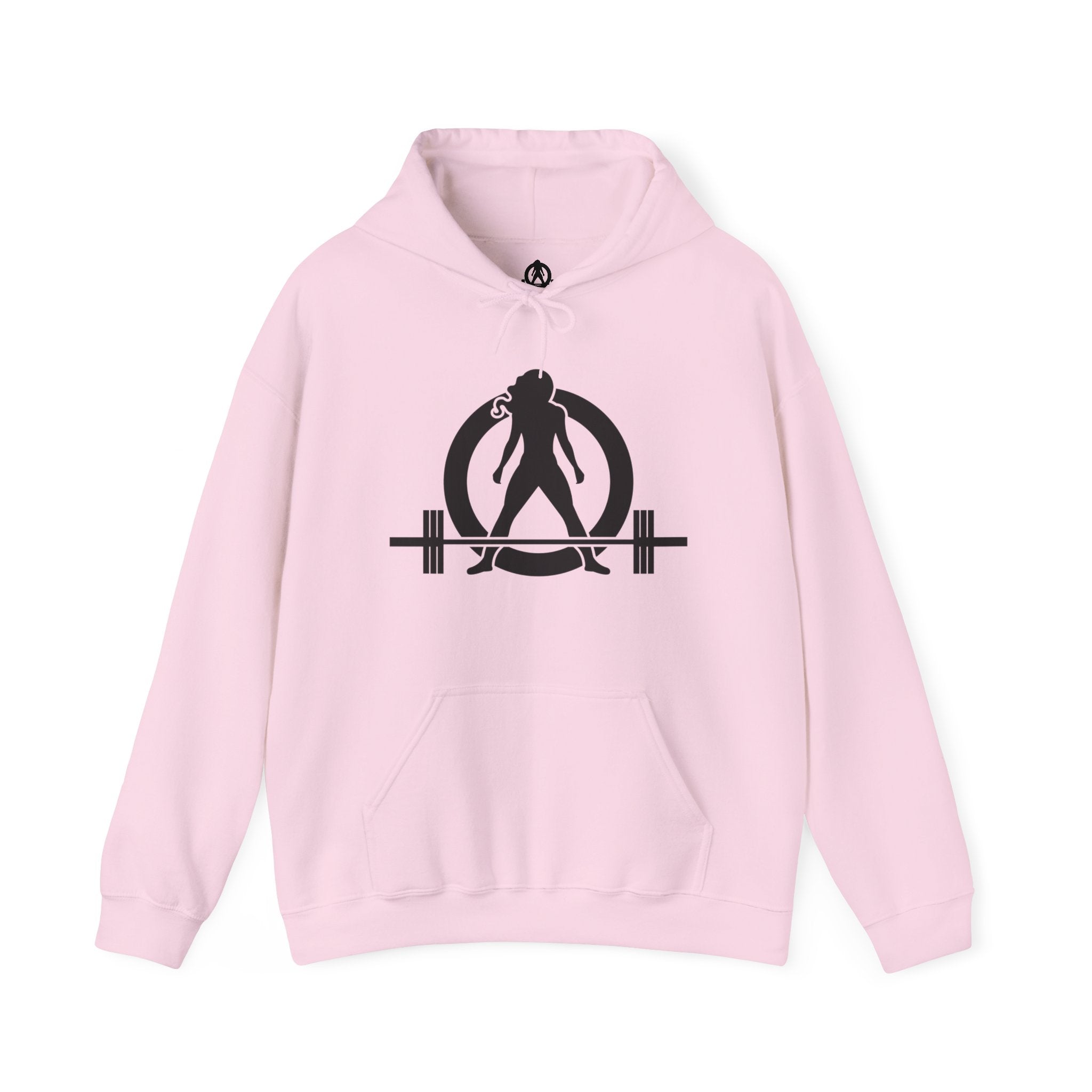 Goal Weight Strong AF - Unisex Heavy Blend Hooded Sweatshirt  - Front & Back Print Black