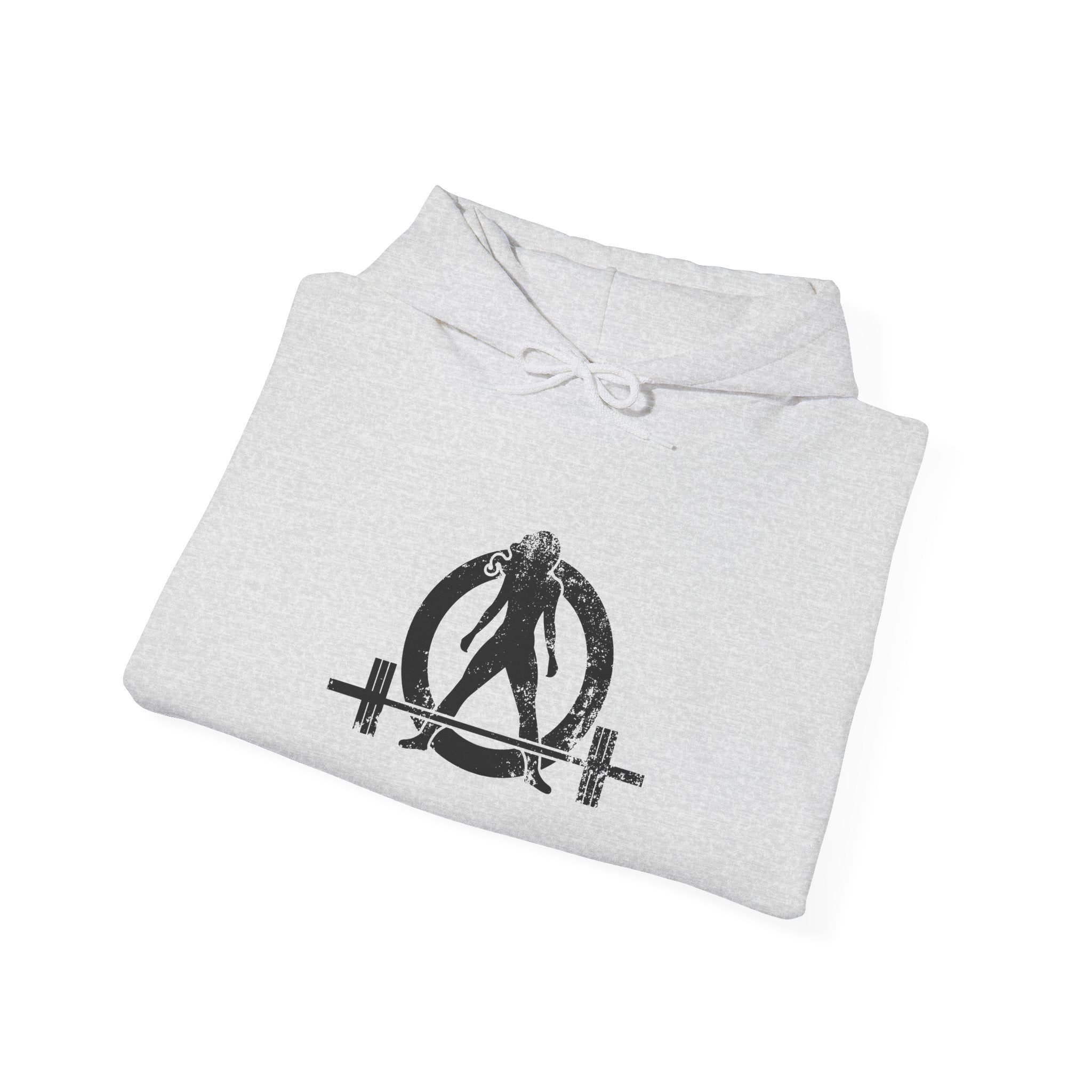 I DON’T WANT TO LOOK SKINNY – Unisex Heavy Blend™ Hooded Sweatshirt (White Logo) 🤍💪🔥