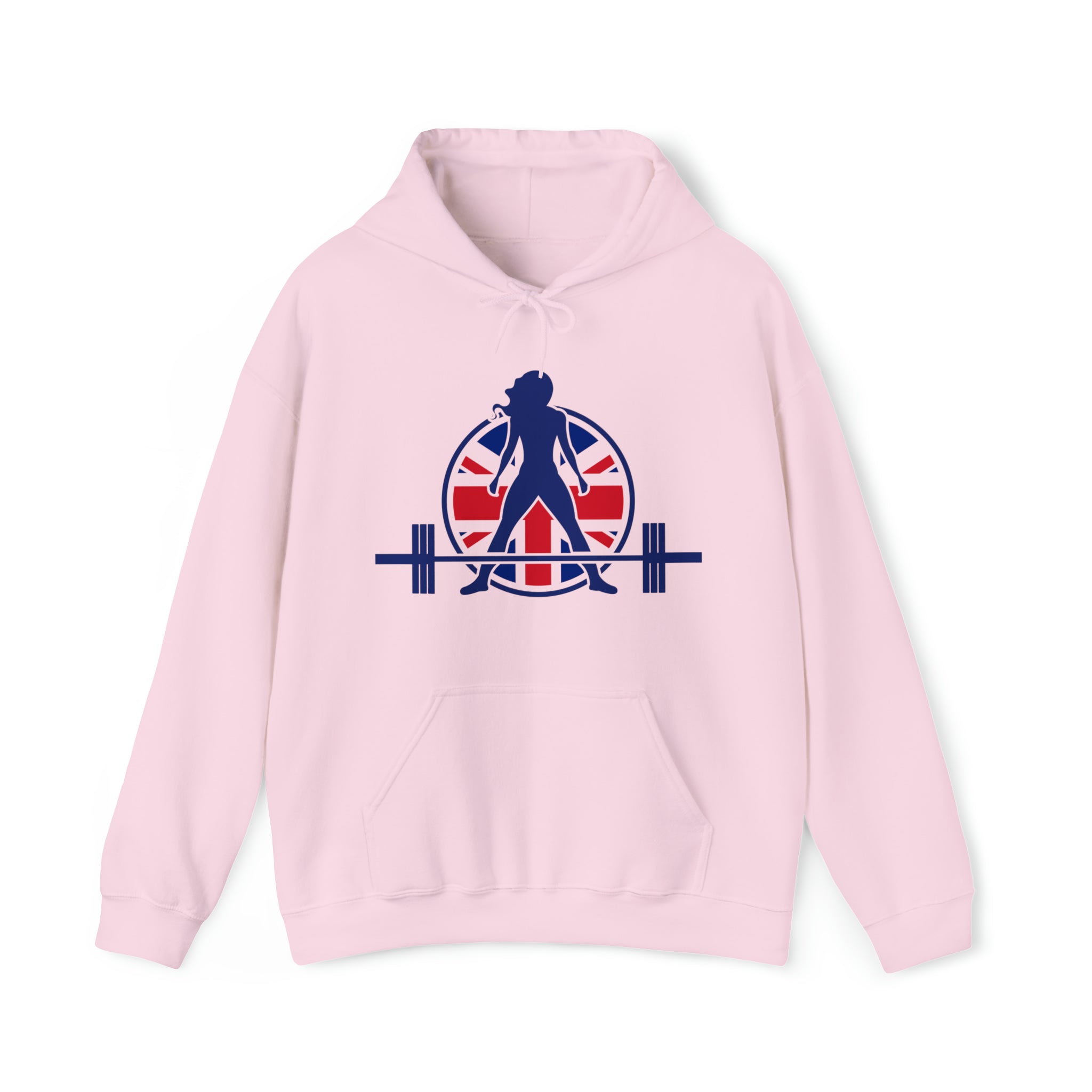 UK Logo Light  Unisex Heavy Blend Hooded Sweatshirt - Plain Back