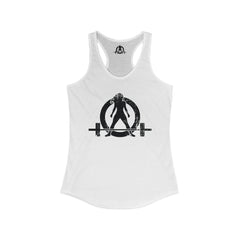 WWLW Distressed Logo Racerback Tank - Black Logo