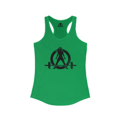 WWLW Distressed Logo Racerback Tank - Black Logo