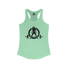 WWLW Distressed Logo Racerback Tank - Black Logo