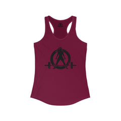 WWLW Distressed Logo Racerback Tank - Black Logo