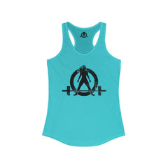 WWLW Distressed Logo Racerback Tank - Black Logo