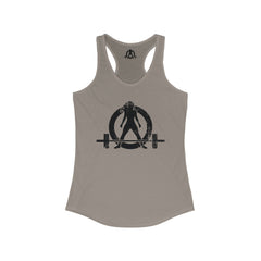 WWLW Distressed Logo Racerback Tank - Black Logo