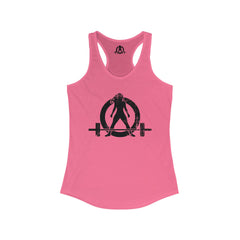 WWLW Distressed Logo Racerback Tank - Black Logo