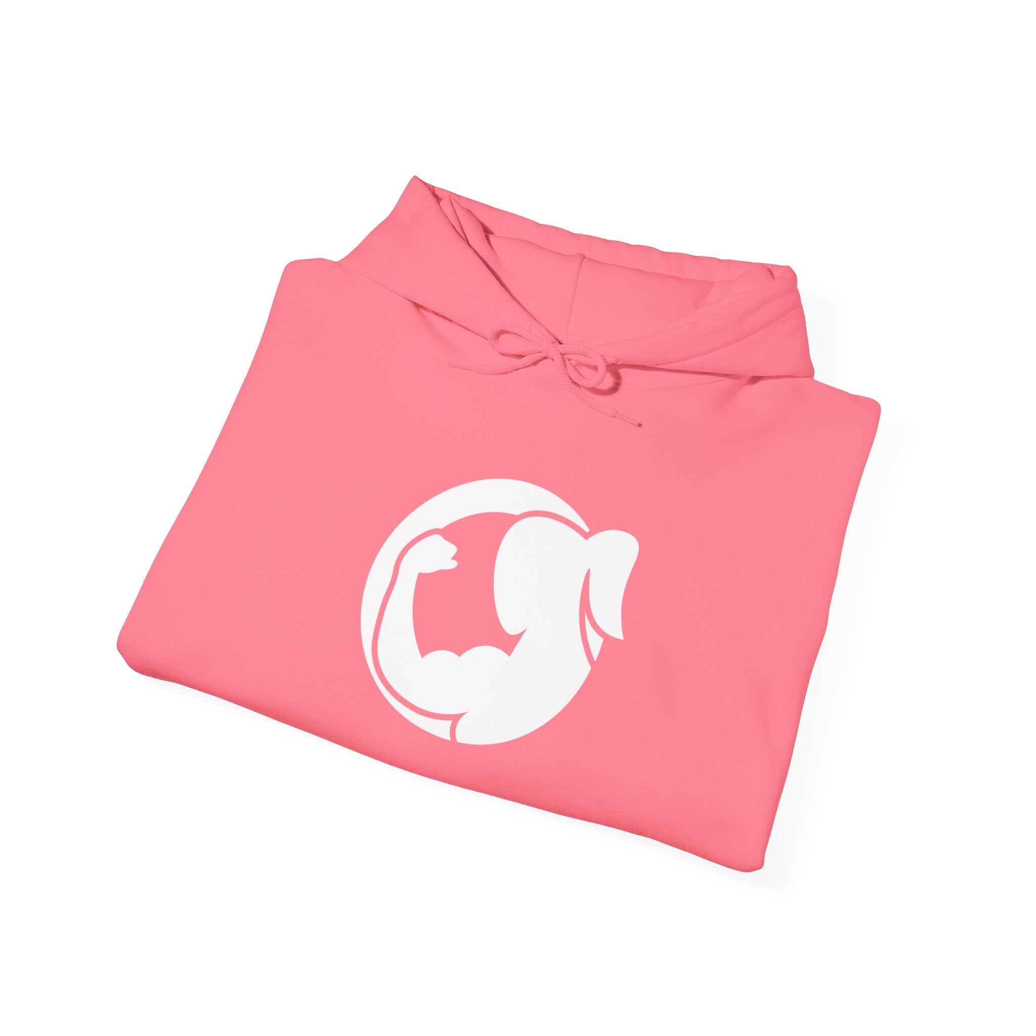 Strong Her – Unisex Heavy Blend™ Hooded Sweatshirt (White Logo) 💪