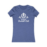 Barbell Club - Women's Favorite Tee - White Logo