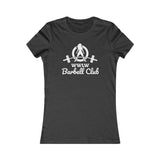Barbell Club - Women's Favorite Tee - White Logo