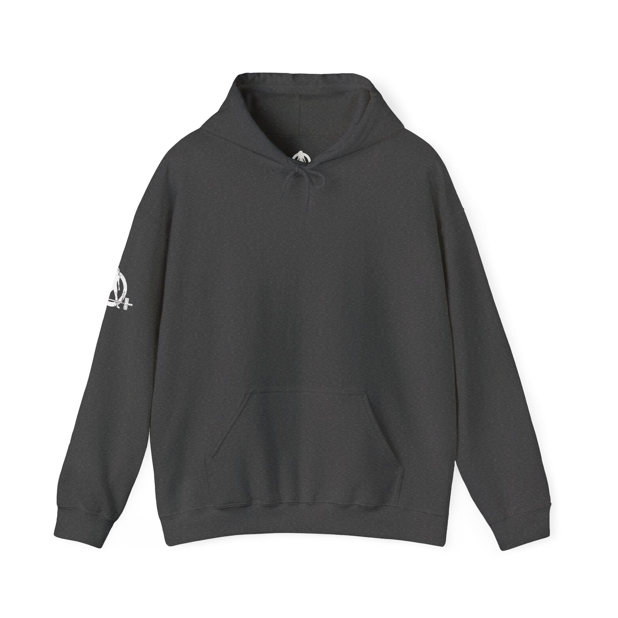 Strong Her Cartoon - Unisex Heavy Blend Hooded Sweatshirt - Logo on Back & Right Sleeve
