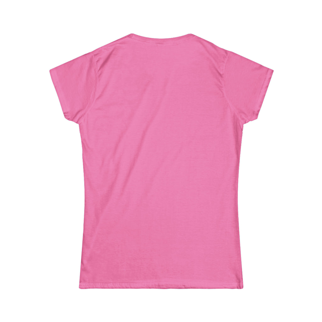 She is STRONG - Women's Softstyle Tee - Front Print White