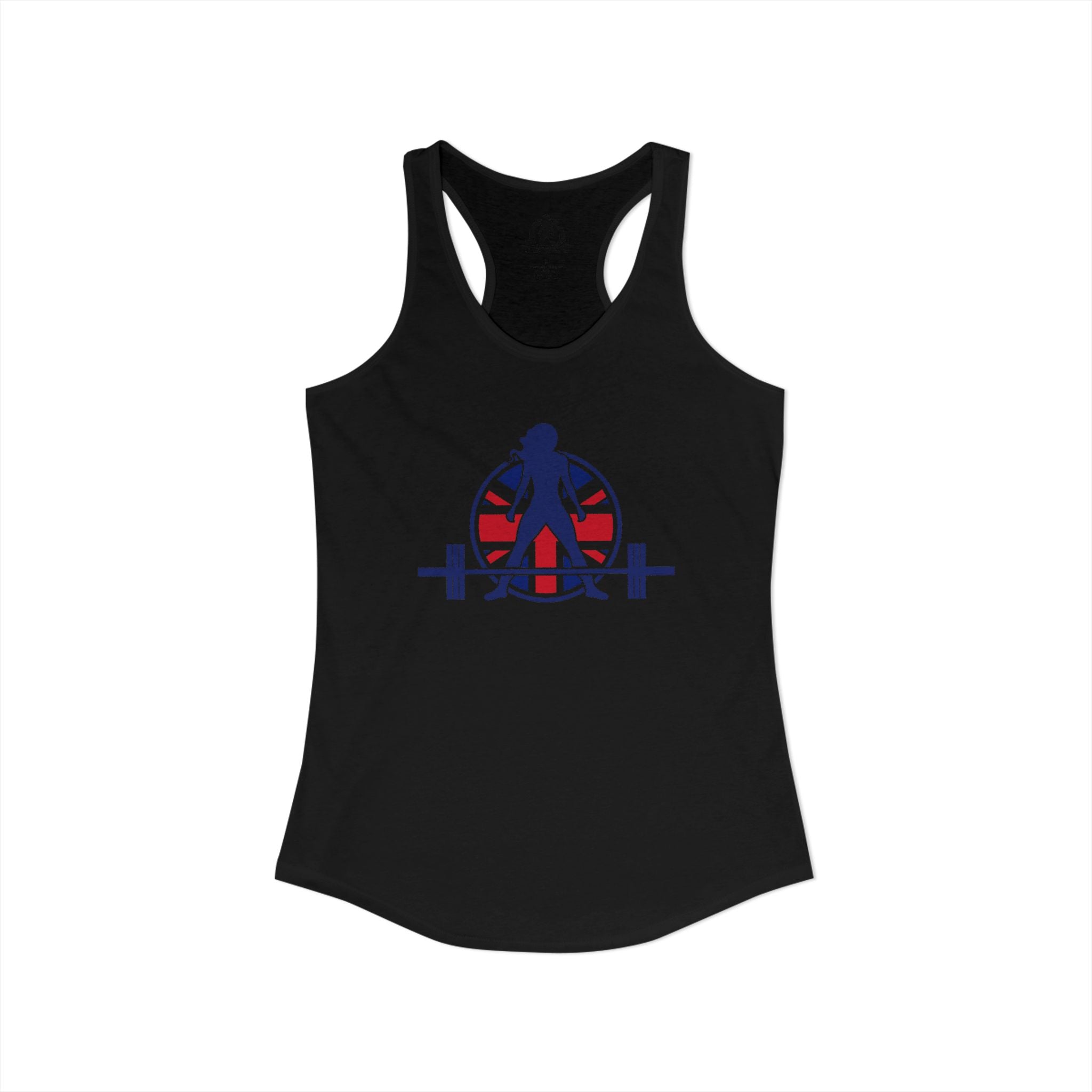 Women's Ideal Racerback Tank - UK Logo Light - Plain Back
