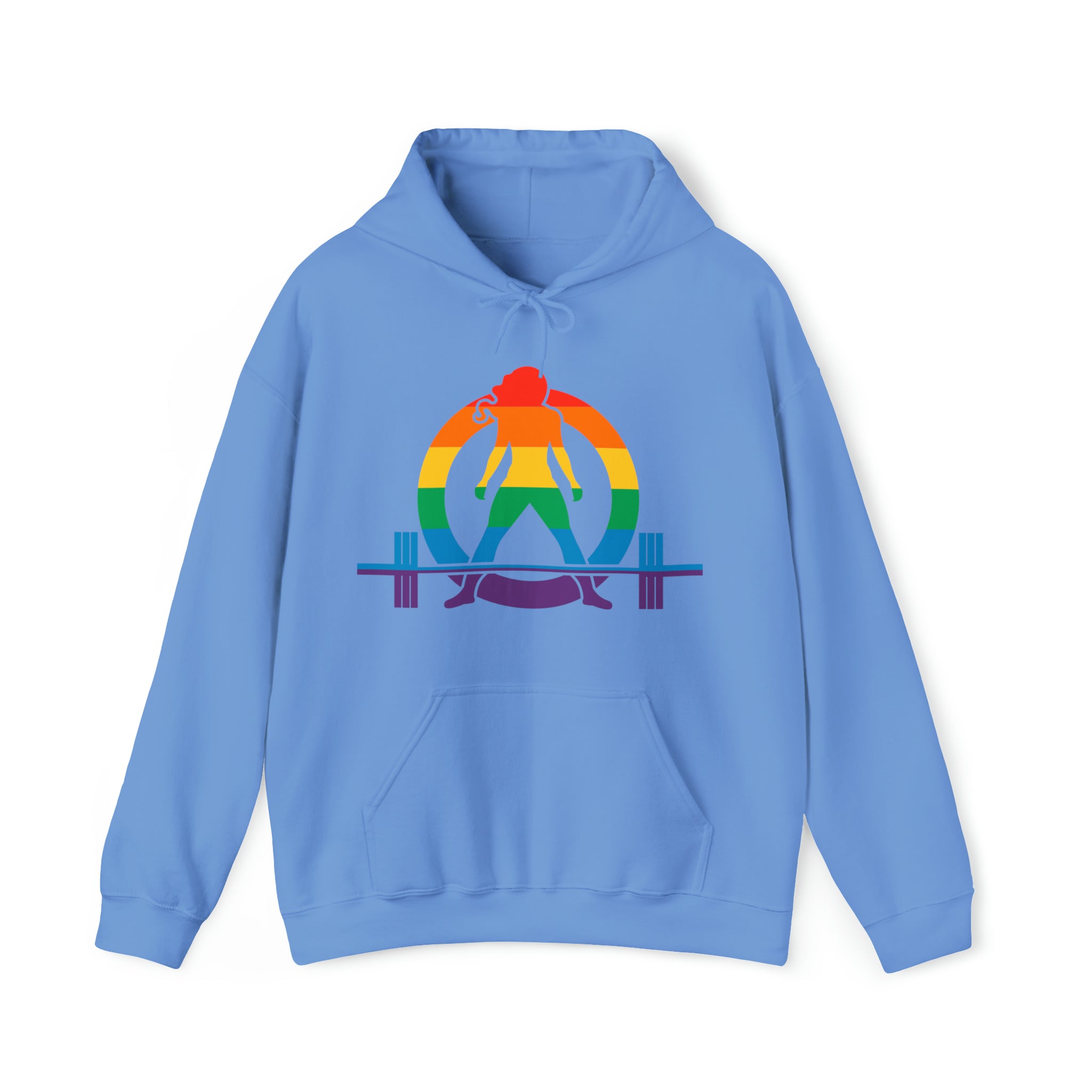 Pride Color Logo - Strong Is Beautiful - Unisex Heavy Blend Hooded Sweatshirt