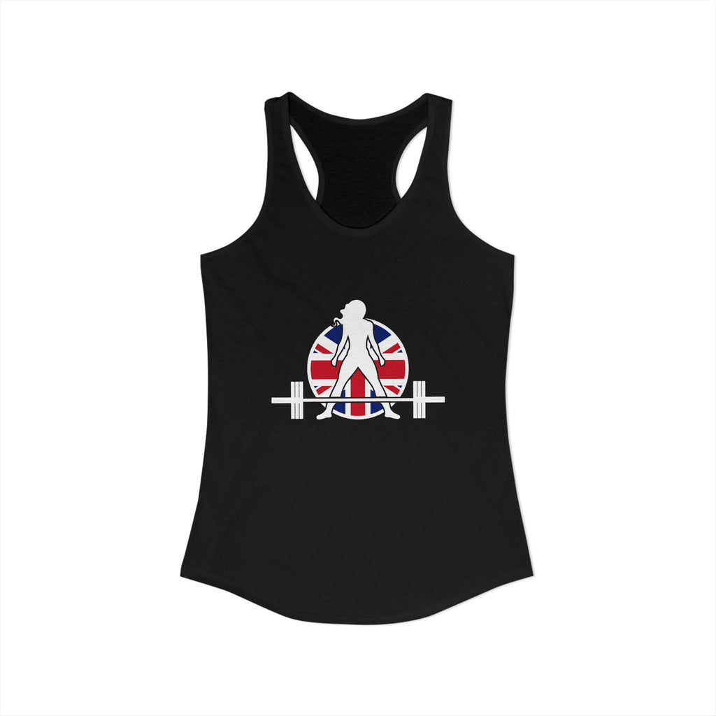 Women's Ideal Racerback Tank - UK Dark Light - Plain Back