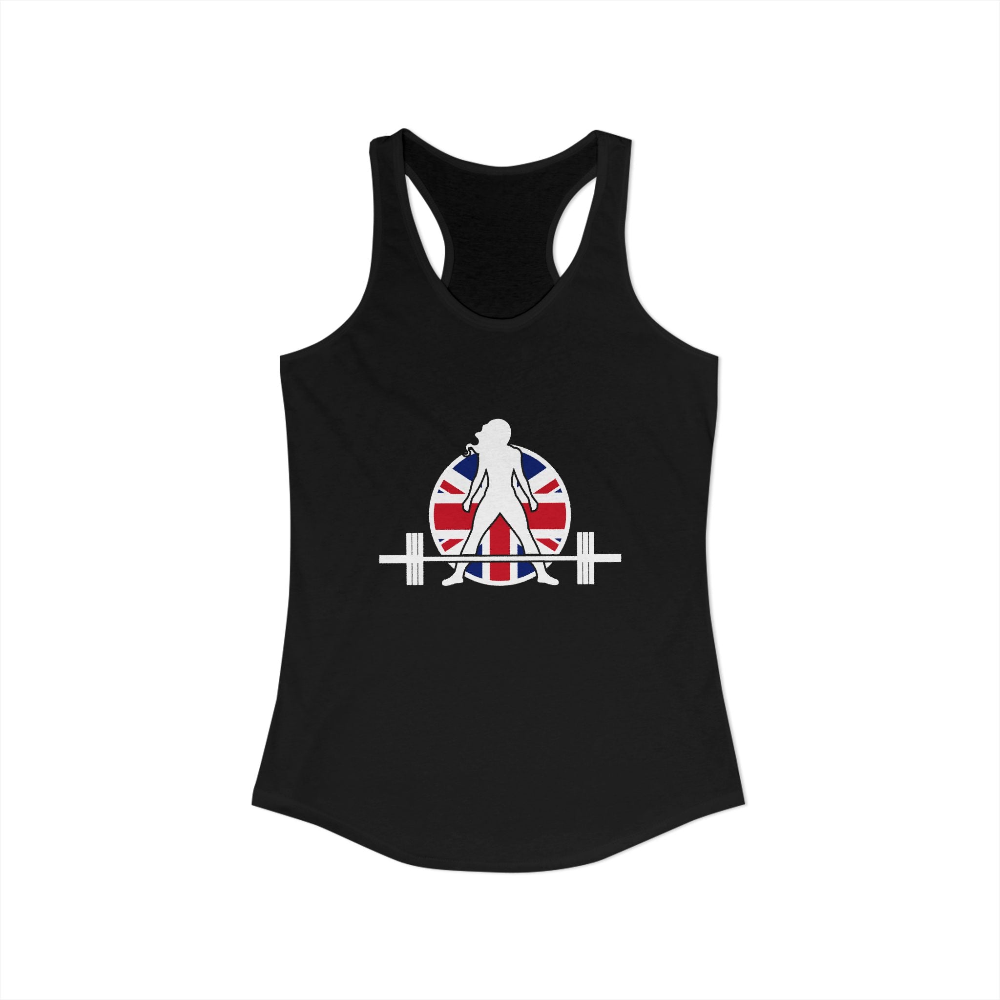 Women's Ideal Racerback Tank - UK Dark Light - Plain Back