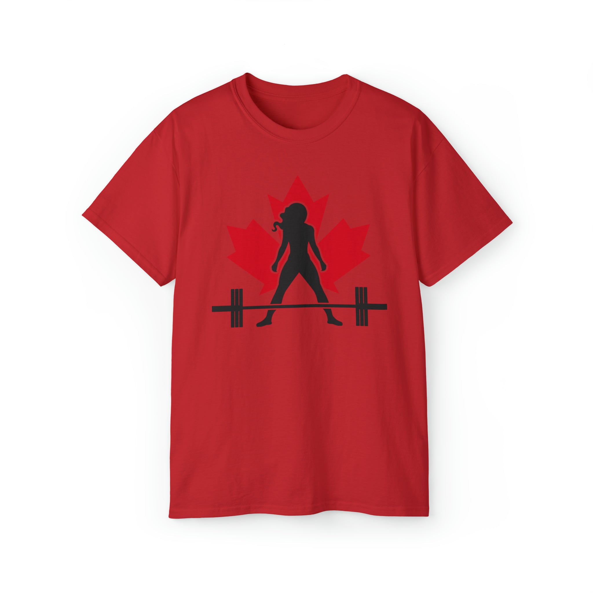Unisex Ultra Cotton Tee - Canada Logo Light - Plain Back