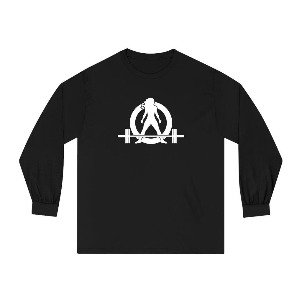 45 + 45 = 135 - Unisex Classic Long Sleeve T-Shirt - White Print on Front & Back