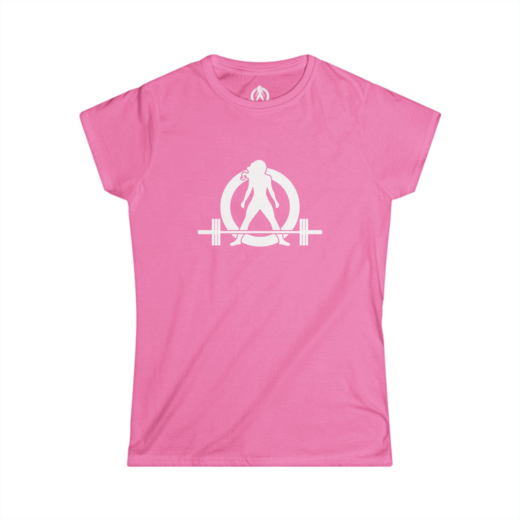 The Bar Is Loaded - Women's Softstyle Tee - White Logo