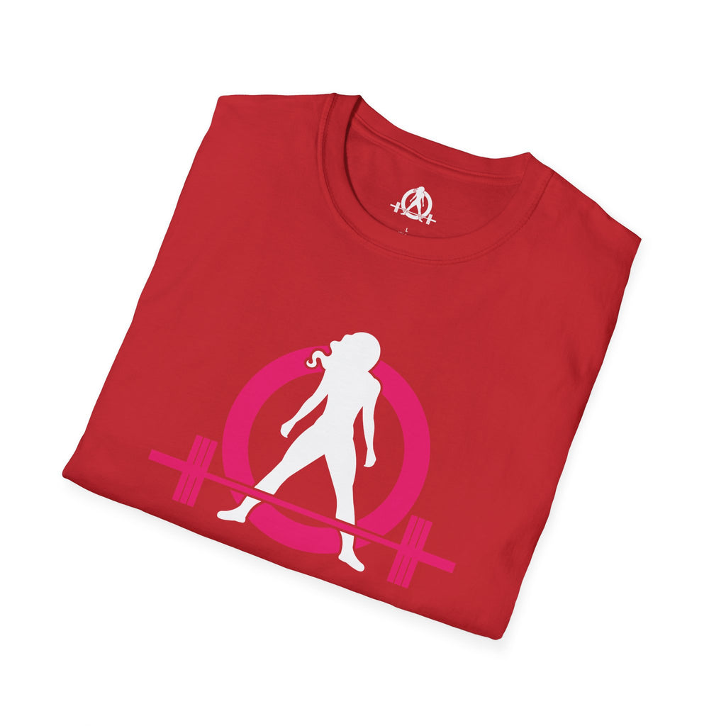 Strong Is Beautiful  - Unisex Softstyle T-Shirt - White Print on on back.