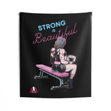 Strong Is Beautiful Comic - Indoor Wall Tapestries