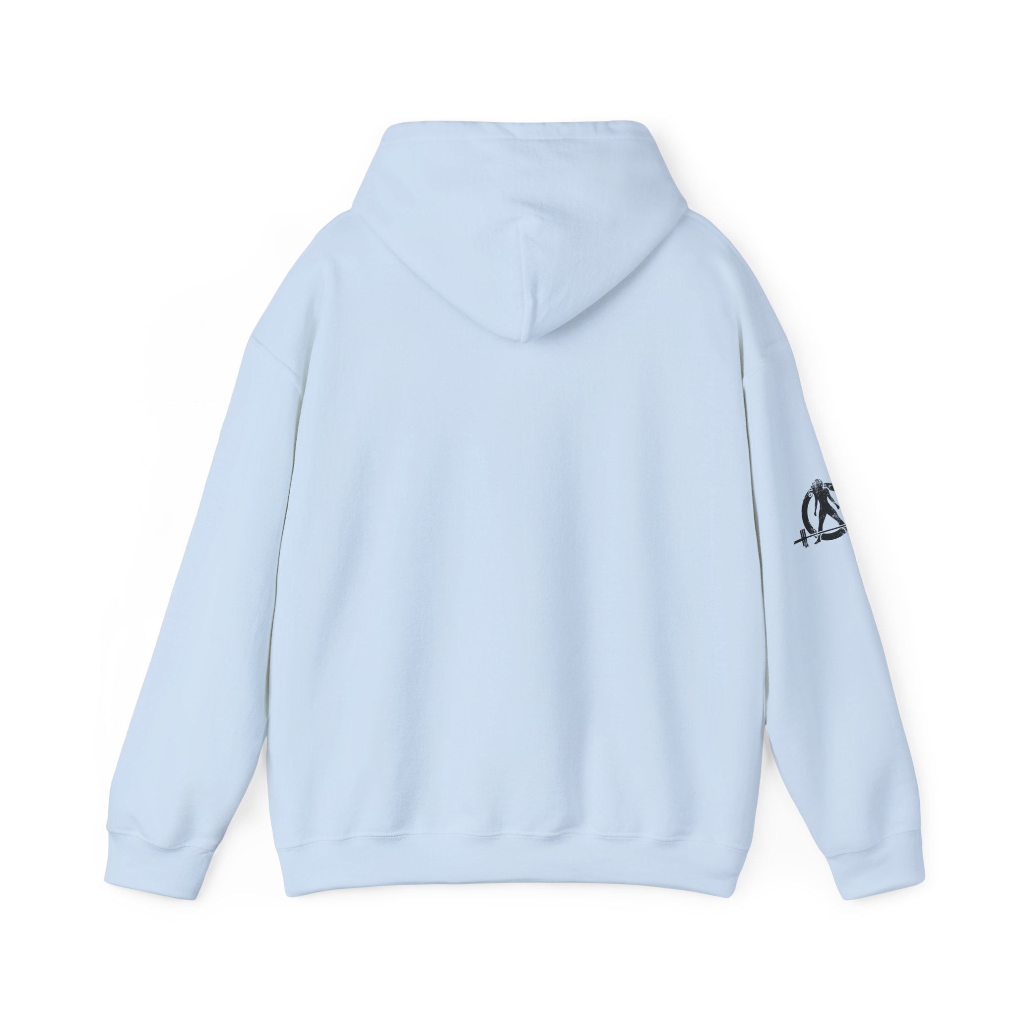 Strong Not Skinny - Unisex Heavy Blend Hooded Sweatshirt - Black Front Logo