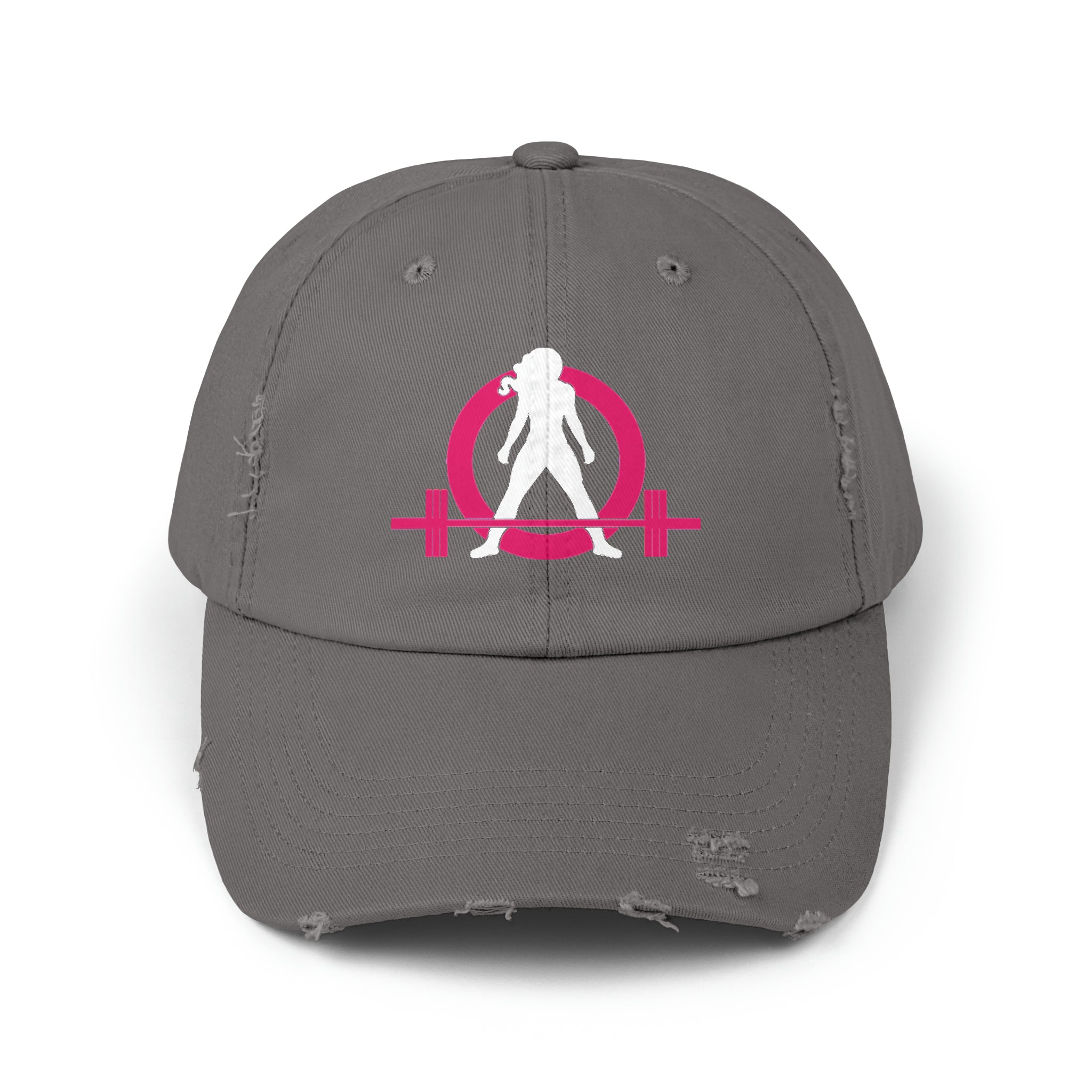 Unisex Distressed Cap - Classic Color Logo