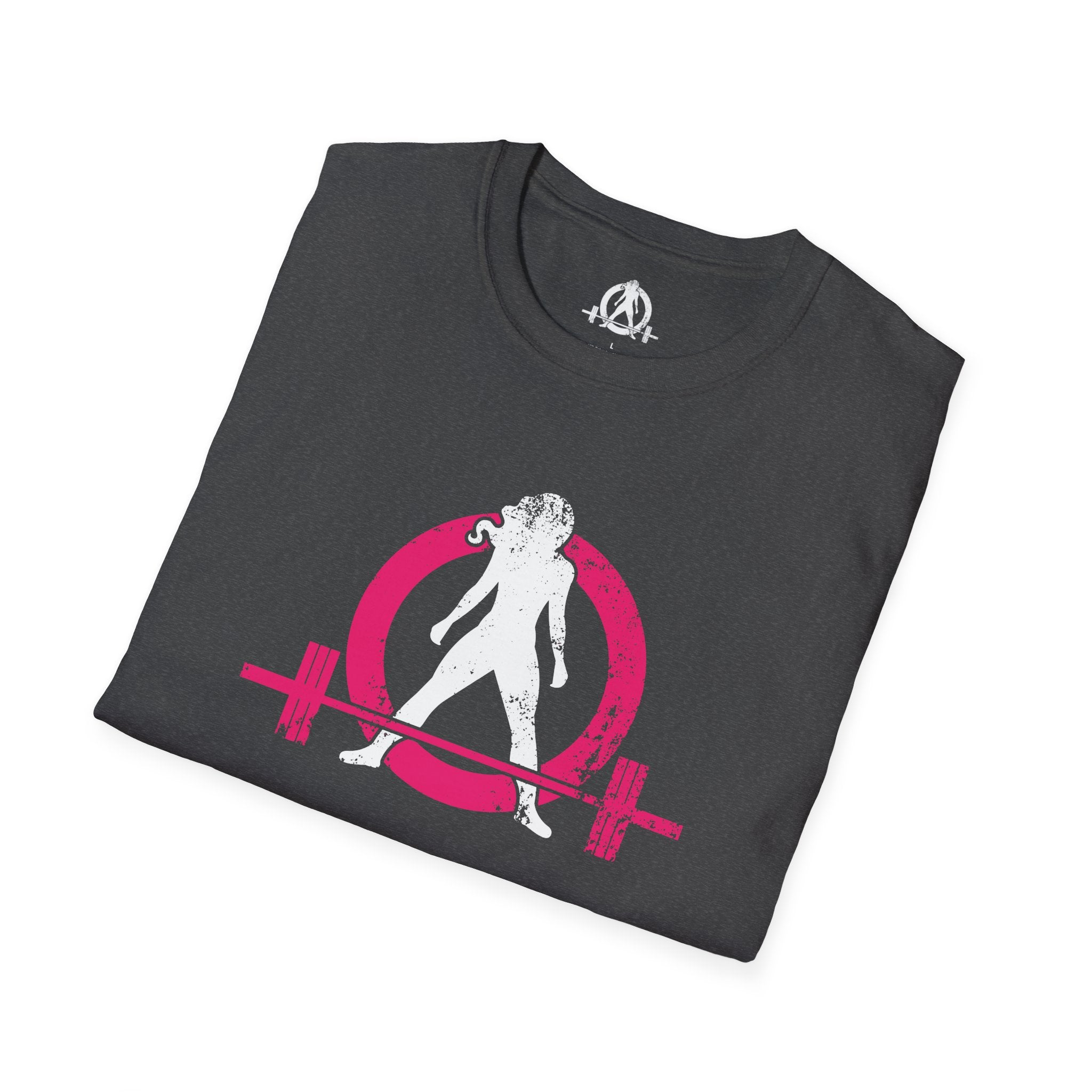 Unisex Softstyle T-Shirt - Color Distressed Logo - Plain Back