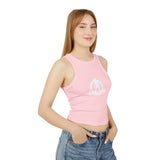 Chic Women's Micro Rib Tank Top, Casual Summer Top, Workout Tank, Layering Piece, Activewear, Relaxed Fit