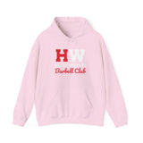 Heavy Weights Barbell Club  - Unisex Heavy Blend Hooded Sweatshirt  - Front Logo