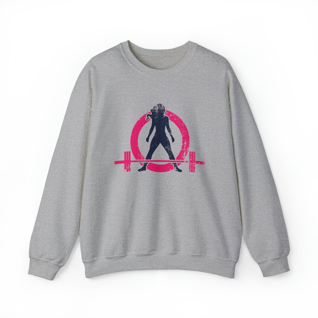 Distressed Logo - Unisex Heavy Blend™ Crewneck Sweatshirt - Color Logo