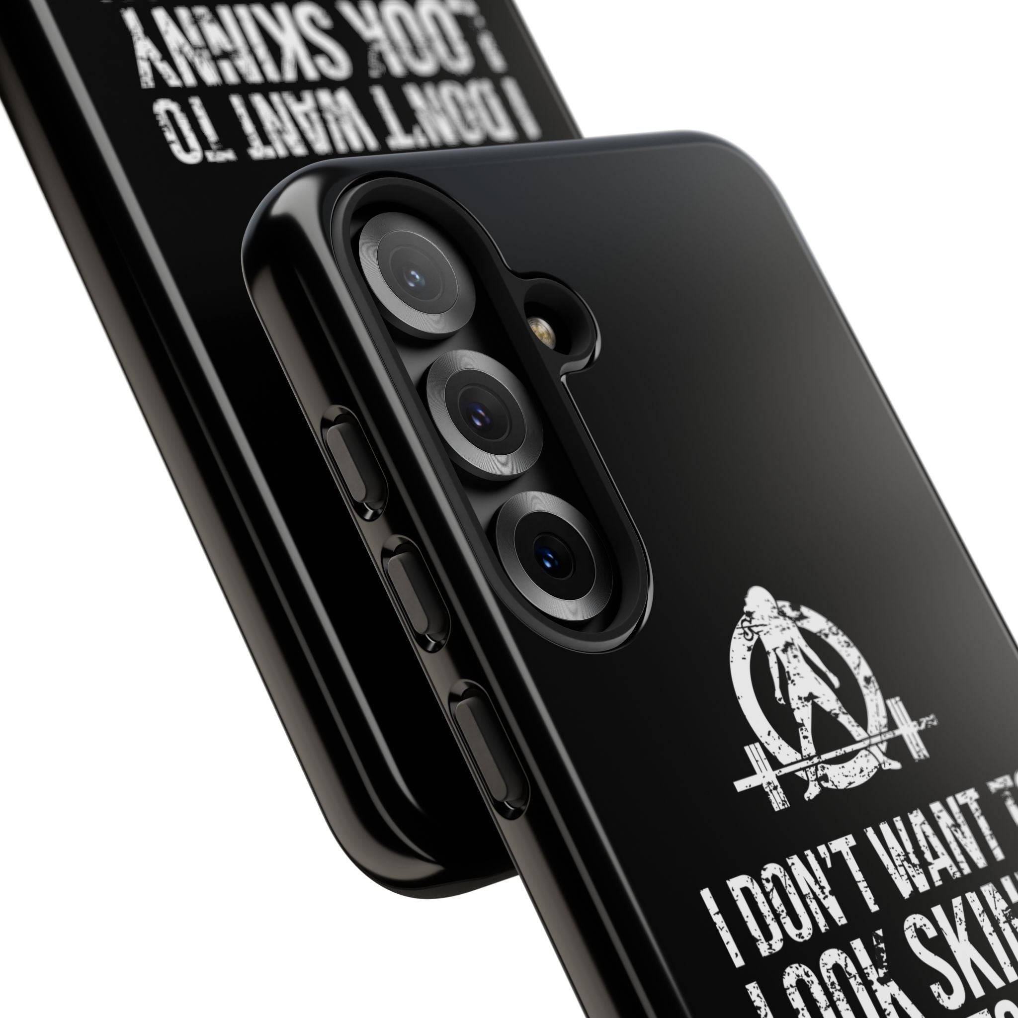 Tough Cases - I Don't Want To Look Skinny I Want To Look Like I Can Kick Your Ass - WWLW Logo
