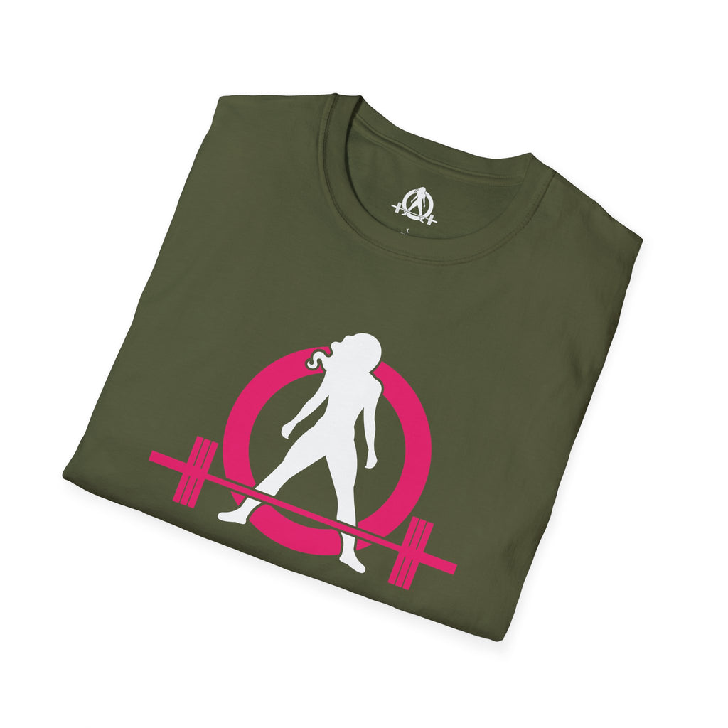 Strong Is Beautiful  - Unisex Softstyle T-Shirt - White Print on on back.