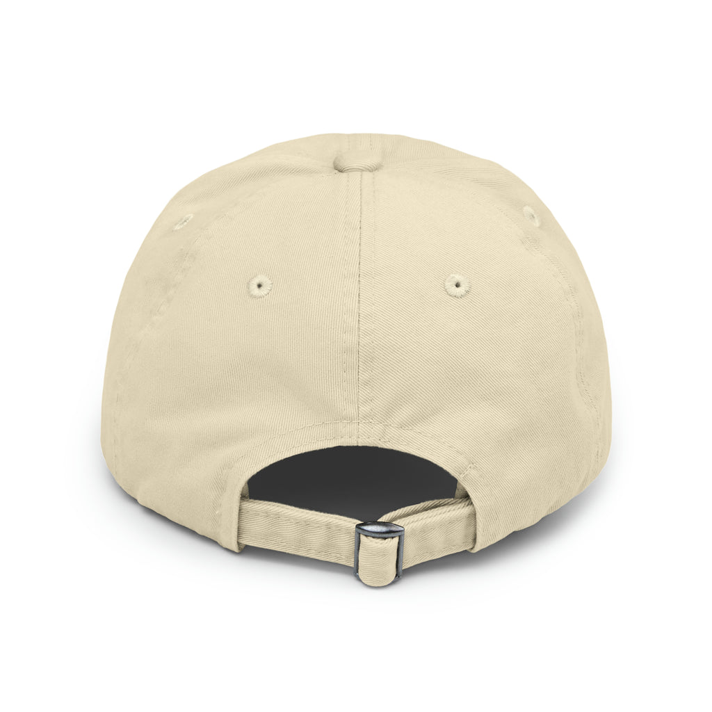 Unisex Distressed Cap - Classic Black Logo