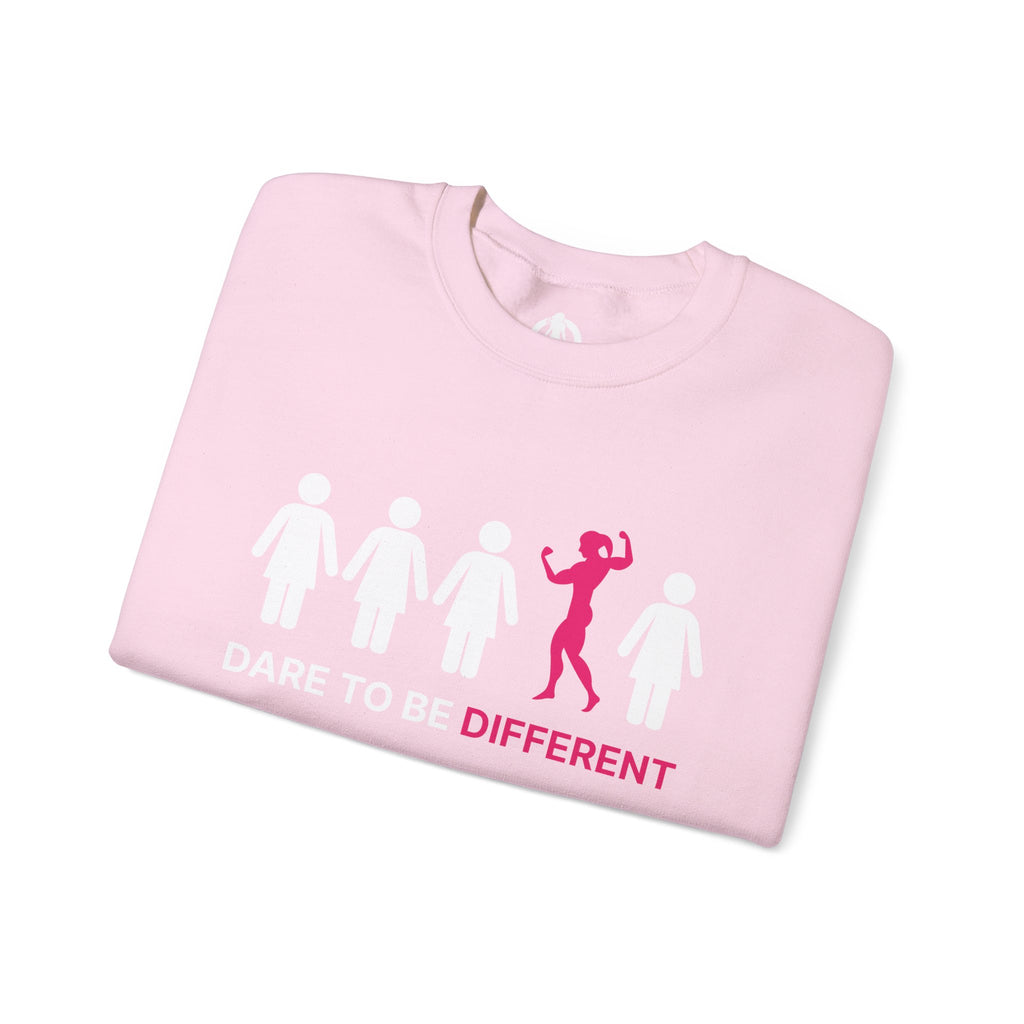 Dare To Be Different - Flex - Unisex Heavy Blend™ Crewneck Sweatshirt - Front  Logo