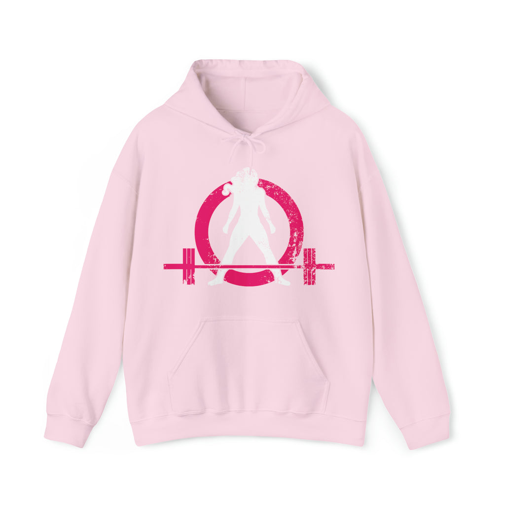 Strong Not Skinny - Color Distressed Logo - Unisex Heavy Blend Hooded Sweatshirt