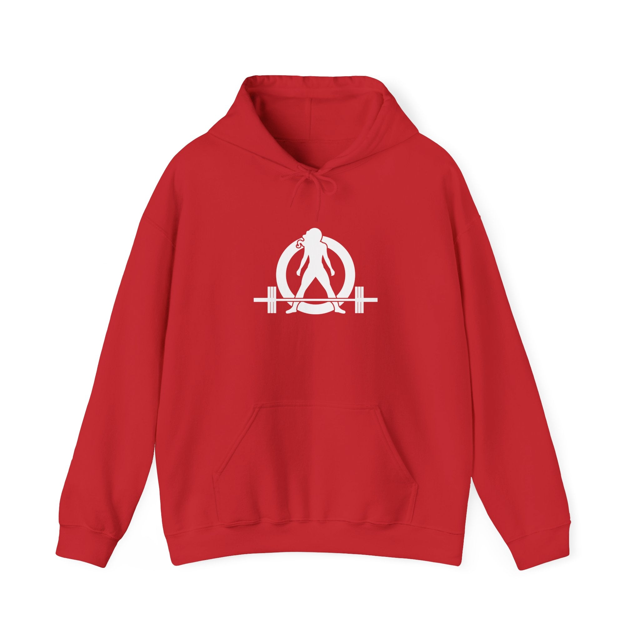45 + 45 = 135  - Unisex Heavy Blend Hooded Sweatshirt  - White Logo